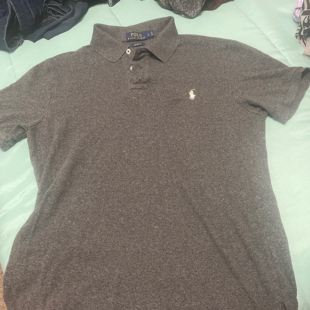 Grey custom fit pPolo Ralph Lauren